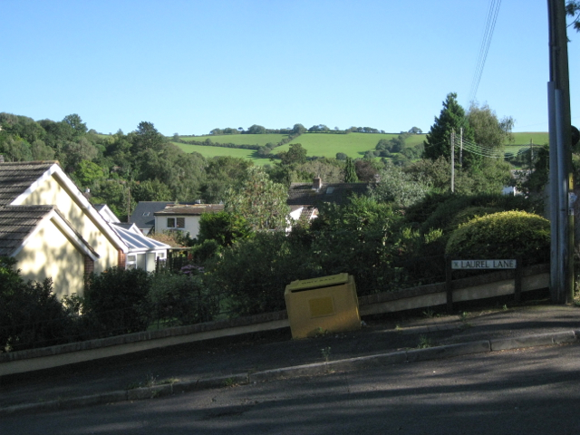 View to Butterfly Lane from the west end of Laurel Lane, Ringmore