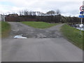 Footpath junction beside the River Leven 2