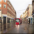 Hucknall tram in Victoria Street