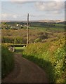 Farm road to Poadmarsh