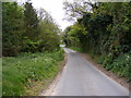 Church Road near the footpath  to Lodge Farm Lane