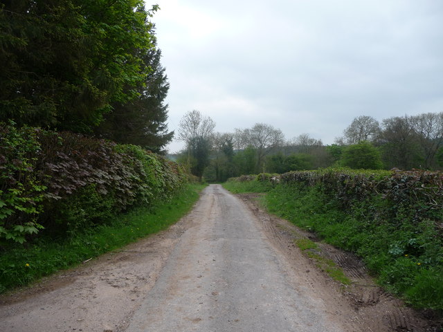 Rural lane near Old House Farm