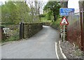 Road signs, Watson Mill Lane