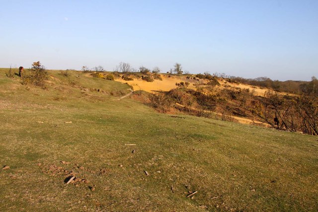 Former sand pit on Parkhill