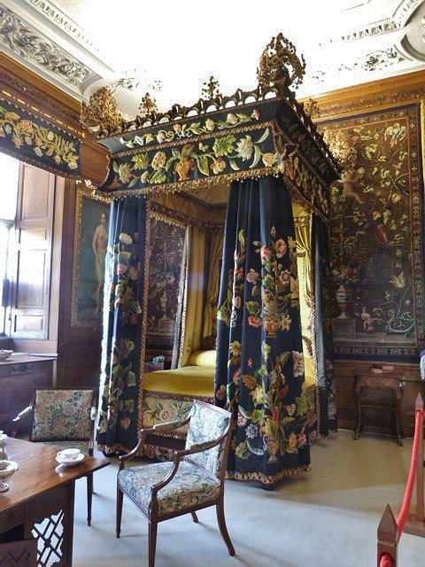 One of the state bedrooms, Burghley... © Derek Voller :: Geograph ...