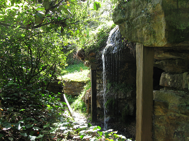 Waterfall at Batsford Arboretum