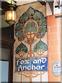 Mural on The Fox & Anchor, Charterhouse Street, EC1