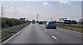 A1 southbound approaching Fen Lane junction