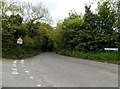 Cut Throat Lane name sign, Ledbury