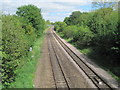 York-Leeds railway line from Sutton Approach footbridge