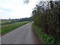 Lane from  Clouds Hill Farm and Little Offley towards Great Offley