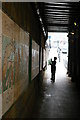 Portland Road SE25: mosaic under railway bridge