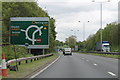 A52 approaching roundabout at Bramcote