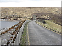 NH3470 : Glascarnoch Dam by M J Richardson