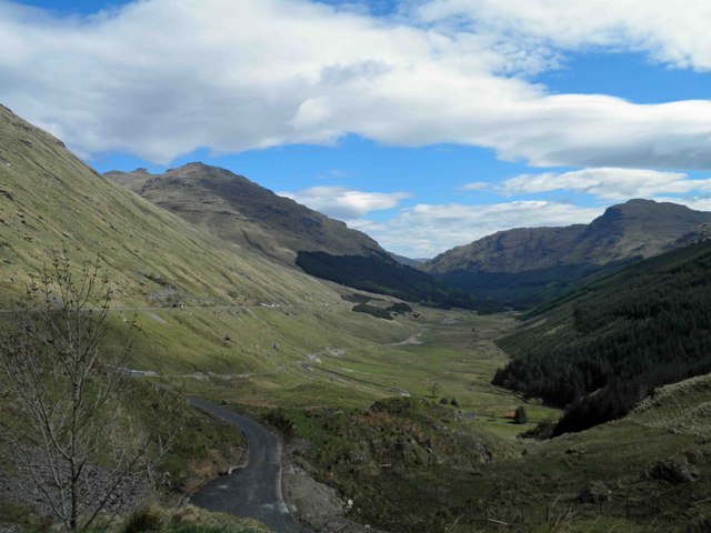 Rest and be Thankful viewpoint © Steve Fareham cc-by-sa/2.0 :: Geograph ...