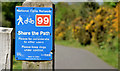 National Cycle Network sign, Tullycarnet, Belfast