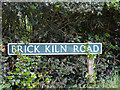 Brick Kiln Road sign