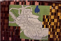 SP3379 : Medieval map of Coventry by FCG