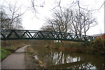 SU8752 : Footbridge, Basingstoke Canal by N Chadwick