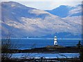 NM9046 : The 'new' Sgeir Bhuidhe lighthouse Port Appin by Steve  Fareham