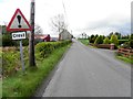 A crest ahead on Greencastle Road