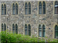SK4516 : Windows, Mount St Bernard Abbey, Leicestershire by Christine Matthews