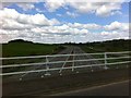 A74(M) seen from the bridge looking north