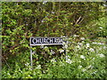 TM2998 : Church Road sign by Geographer