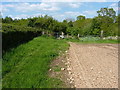 Bridleway gate at the end of Stocking Lane