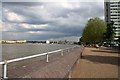 The Thames Path by Deptford Wharf