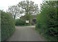 Cottage Lane passes Redlay Farm