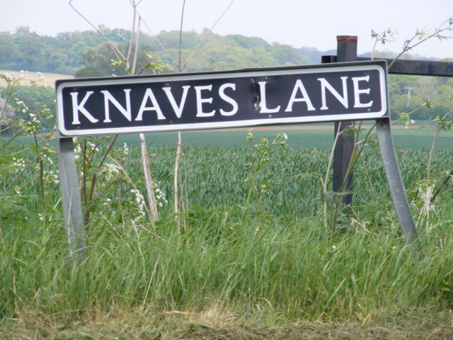 Knaves Lane sign