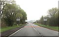 Entering Mennock on A76