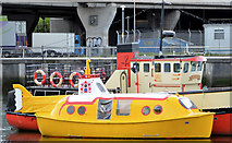J3474 : A former ship's lifeboat, Belfast by Albert Bridge