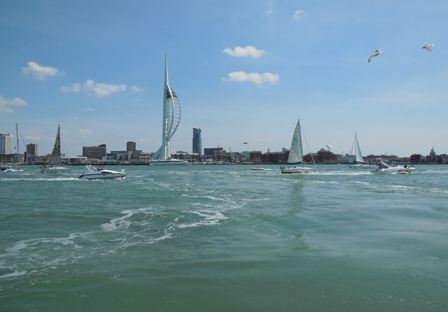 Boats In Portsmouth Harbour © Paul Gillett Cc-by-sa/2.0 :: Geograph ...