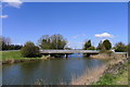 Junction of the Royal Military Canal (right) with the River Rother