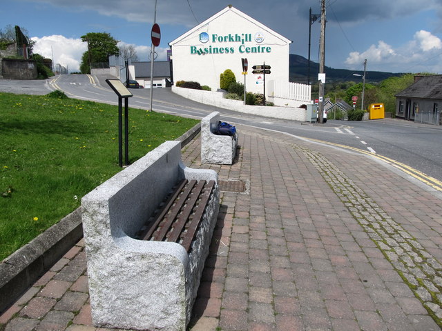 Amenity seating on Main Street, Forkhill