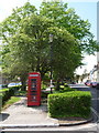 Sherborne: telephone box in Newland Garden