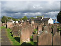 An incredible collection of headstones