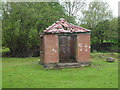 Disused pumping station near Llandewi-Berefi