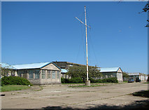 TM5292 : Flag mast at the former Brooke Marine by Evelyn Simak