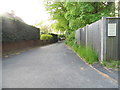 Track leading to houses off Brighton Road, Busbridge