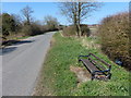 Bench along Newton Road