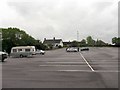 Across Berriew Street car park towards Oldford