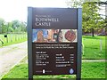 Entrance sign to Bothwell Castle