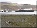NG3863 : Ferry leaving Uig by M J Richardson