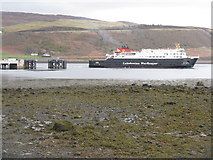 NG3863 : Ferry leaving Uig by M J Richardson