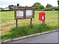 Tattingstone Village Notice Board & Wheatsheaf Church Road Postbox