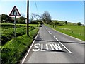 Road narrows, Lisnaragh Road