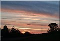 A sunset at Ernespie Hill, Castle Douglas